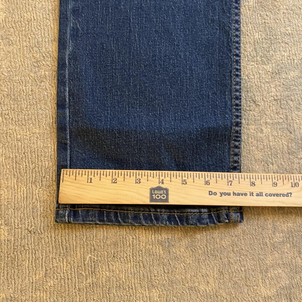 Levis 511 Jeans Mens 38x32 Blue Slim Straight Stretch Denim Medium Wash Pants - Picture 8 of 15